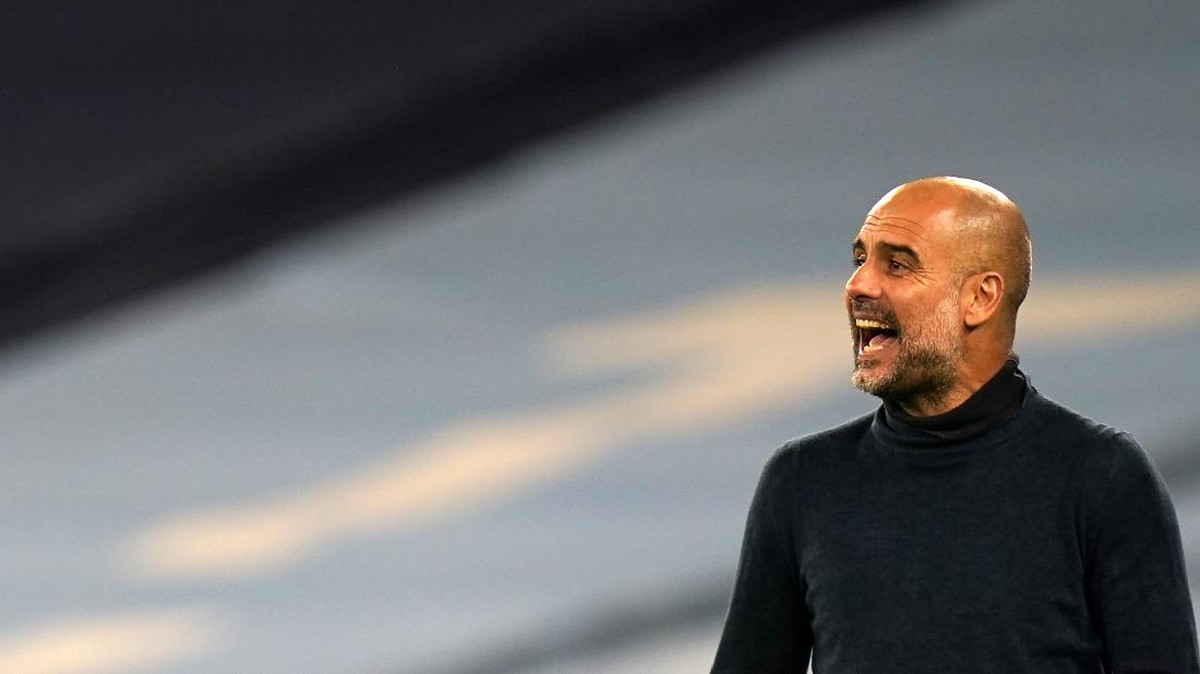 Manajer Manchester City Pep Guardiola siap menurunkan tim terbaik melawan Olympiakos di Liga Champions (Foto: AP/Tim Keeton)