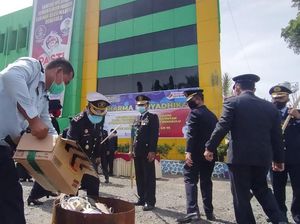 Razia Lapas-Rutan Bengkulu, Ratusan Ponsel dan Sajam Disita Lalu Dimusnahkan