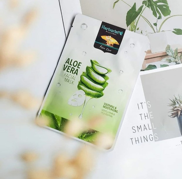 Herborist/instagram.com/windyastore.beauty/ Sheet Mask Aloe Vera