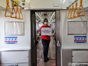 Sambut Sumpah Pemuda KAI Sosialisasi Protokol Kesehatan