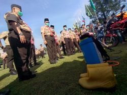 Kala Pramuka Ambil Bagian Ikut Berada di Garda Terdepan