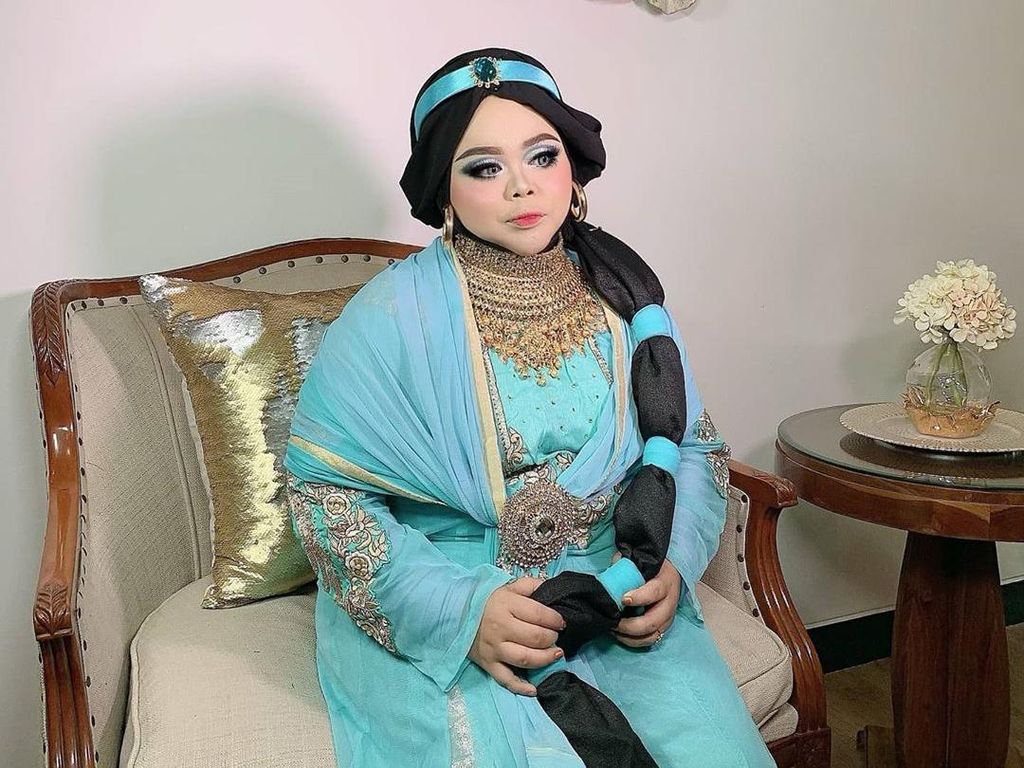 Foto: Penampilan Manglingi Kekeyi Jadi Princess Jasmine, Bikin Netizen Kaget
