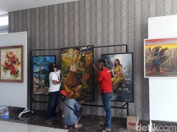 Kolaborasi dengan Hotel, Pelukis Banyuwangi Pameran Meski Pandemi COVID-19