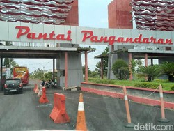 Libur Cuti Bersama, Pantai Pangandaran Masih Lengang