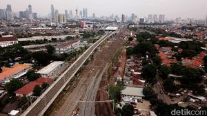 Potret Terkini Proyek Double Track KA Manggarai