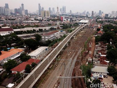 Potret Terkini Proyek Double Track KA Manggarai