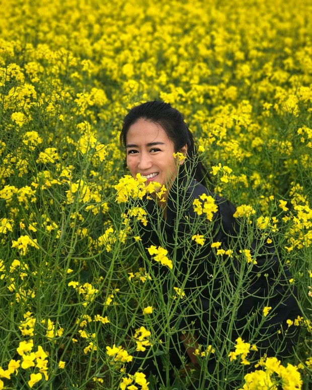 Chef Renatta di taman bunga