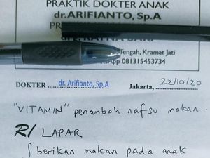 Dokter Ini Berikan Surat Cinta Untuk Orangtua yang Minta Vitamin Nafsu Makan
