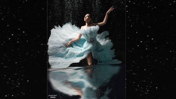 pemotretan artis Haico Van Der Veken tema bidadari