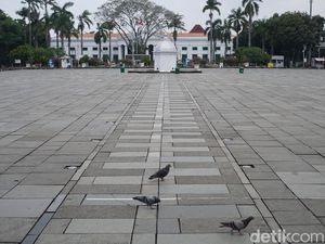 Suasana Kota Tua Jakarta yang Lengang di Libur Panjang Akhir Pekan