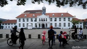 Libur Hari Kedua, Kota Tua jadi Pilihan Liburan Warga Jakarta