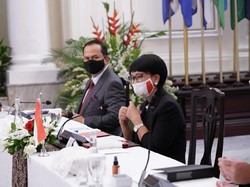Bertemu Menlu AS, Retno Marsudi Bicara Kerja Sama Militer