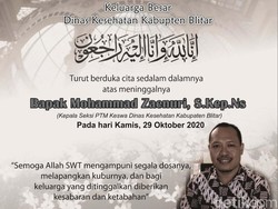 Positif COVID-19, Pegawai Dinkes Blitar Meninggal