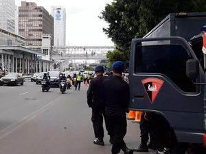 Video Suasana Penjagaan Kedubes Prancis untuk Antisipasi Demo