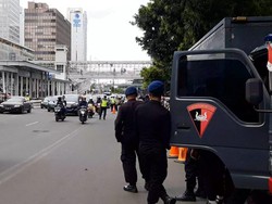 Video Suasana Penjagaan Kedubes Prancis untuk Antisipasi Demo