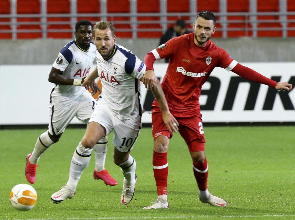 Antwerp Vs Tottenham: Harry Kane Cs Tumbang 0-1
