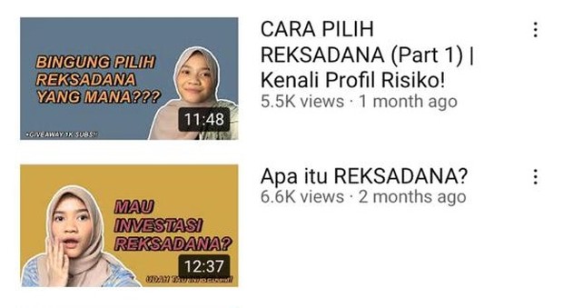 channel youtube belajar investasi