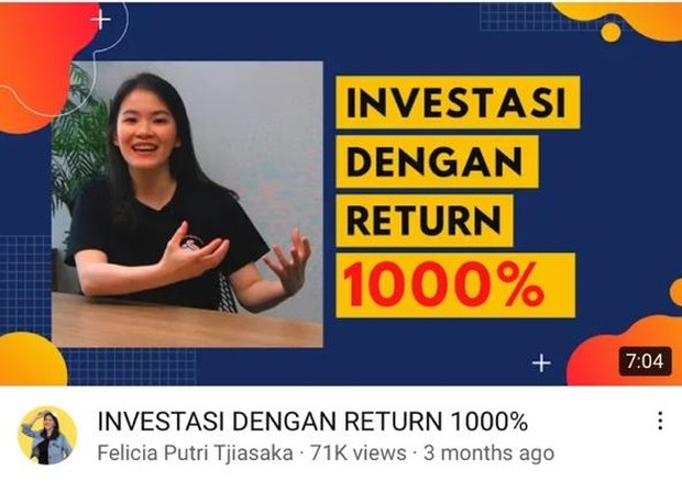 channel youtube belajar investasi