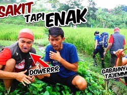 Main ke Sawah, YouTuber Ini Makan Gabah Padi Goreng Tepung
