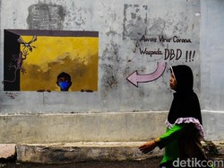 Keren! Jalan Bapa Ampi Cimahi Dipenuhi Mural Bahaya COVID-19