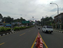 Polisi Berlakukan One Way di Puncak Bogor Pagi Ini, Lalin Ramai Lancar