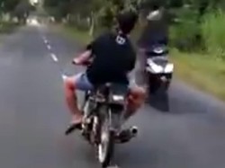 Pemotor Ugal-ugalan yang Viral di Medsos Diamankan Polisi Tulungagung