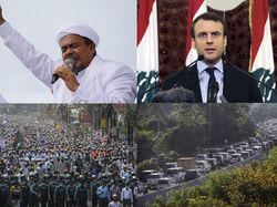 Top 5 Foto Pekan Ini: Heboh Kepulangan Rizieq-Muslim Dunia Kecam Prancis