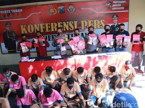 Tiga Pekan, 14 Budak Narkoba di Tuban Diamankan