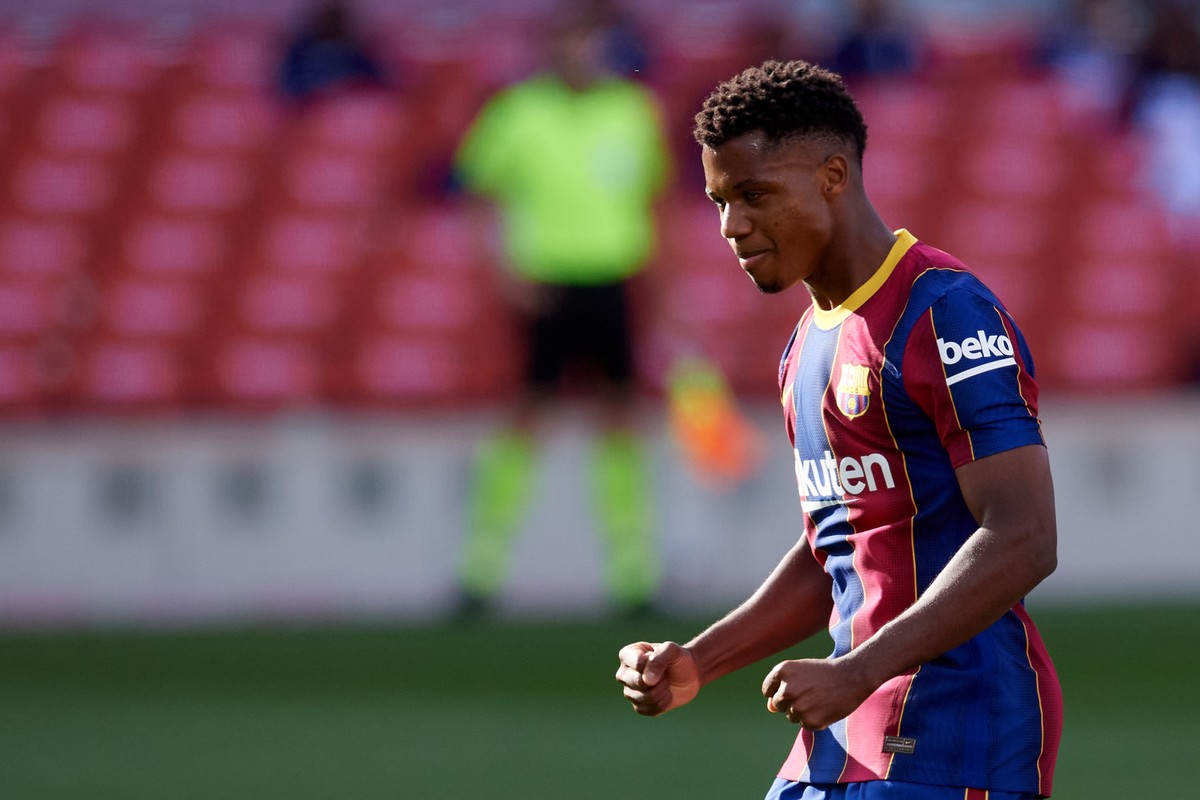 Etoo Percaya, Ansu Fati Adalah The Next Messi (Getty Images/Alex Caparros)