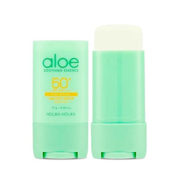 Holika Holika Water Drop Aloe Sun Stick/Sumber: holikaholika.co.id Holika Holika Water Drop Aloe Sun Stick
