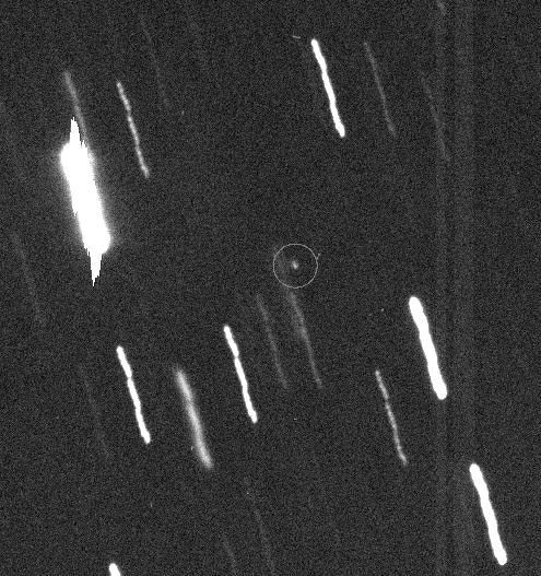 Asteroid Apophis ditemukan pada 19 Juni 2004. (UH / IA via NASA)