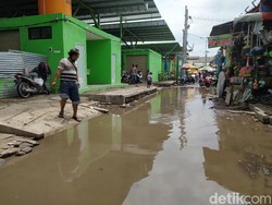 Lapak Lama Banjir, Pedagang Pasar Porong Minta yang Baru Segera Ditempati