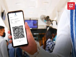 Tak Perlu Sentuh, Lebih Aman Naik Transjakarta Pakai LinkAja