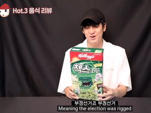 Chanwoo iKON Mukbang Camilan, Snack Indonesia hingga Sereal Daun Bawang