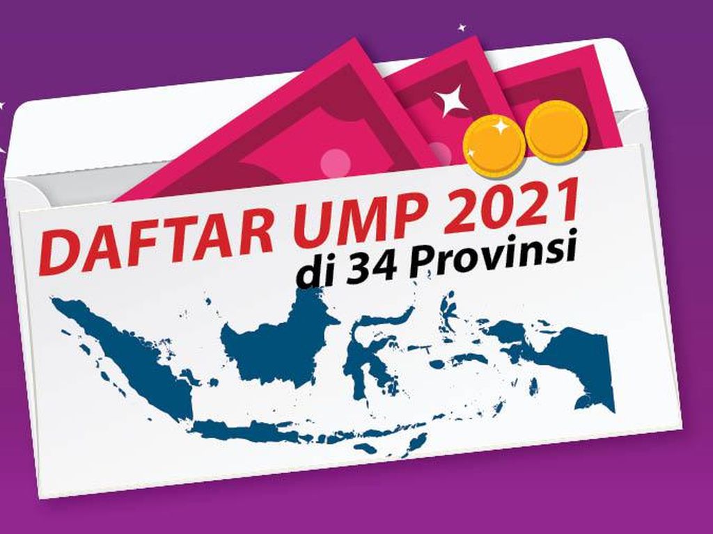 Daftar Lengkap UMP 2021 di 34 Provinsi, Ada 5 yang Naik