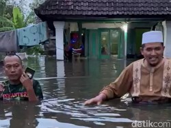 Hujan Kembali Mengguyur, Banjir Setinggi 1 Meter Terjang Desa-desa Pasuruan