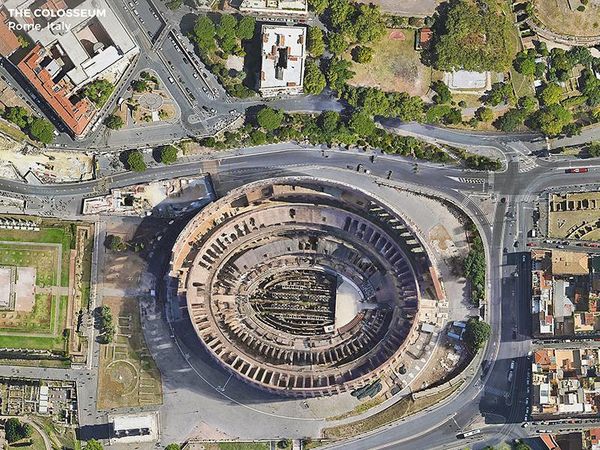 Potret Digital Aneka Landmark Dunia dari Udara