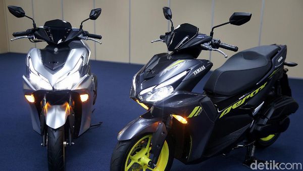 Ini Wajah Baru Yamaha Aerox 155 Connected