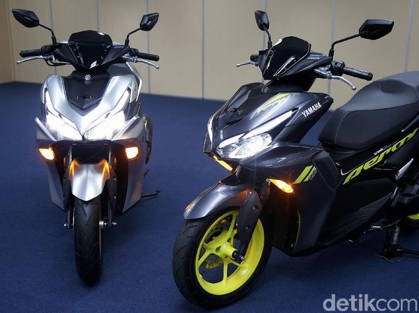 Ini Wajah Baru Yamaha Aerox 155 Connected