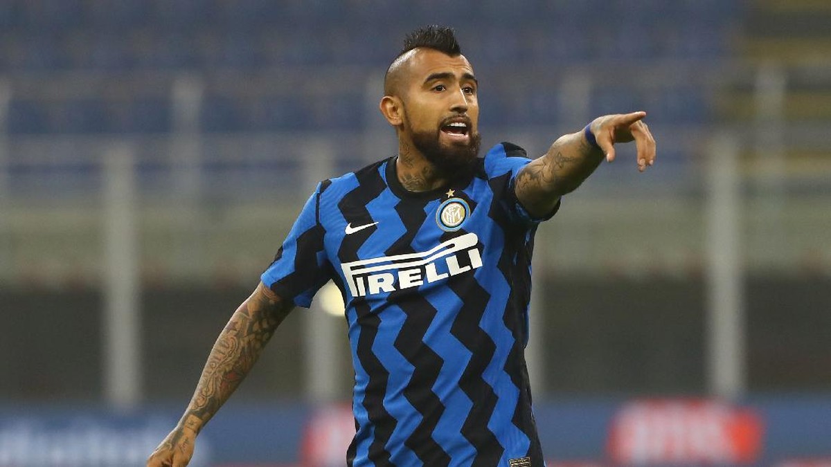 Arturo Vidal mengeluarkan komentar kontroversial jelang Real Madrid vs Inter Milan. (Foto: Getty Images/Marco Luzzani)