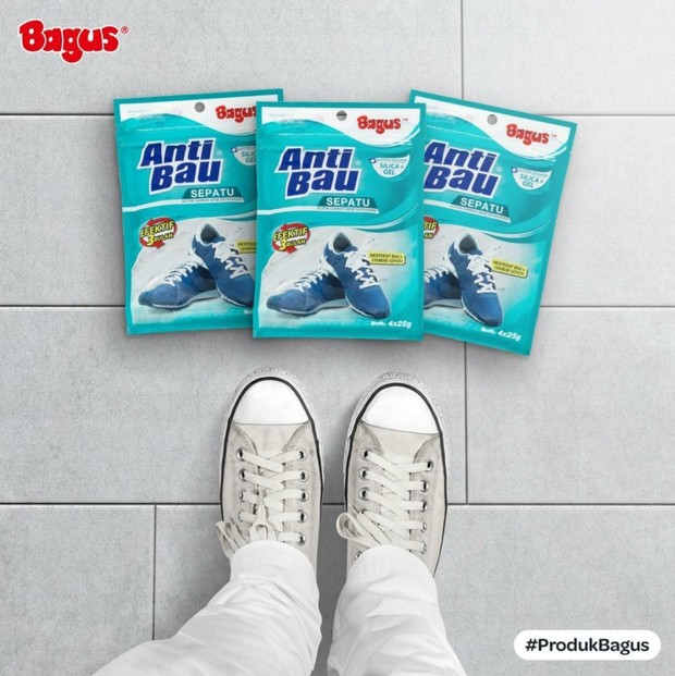 Bagus Anti Bau Sepatu/Foto: Instagram/bagus.idn cara merawat dan menyimpan sepatu