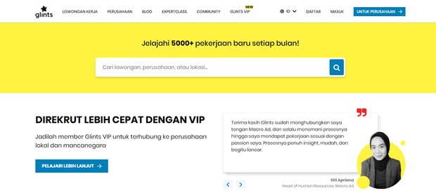 Glints/Glints.com Portal jiob terpercaya glints/Glints.com