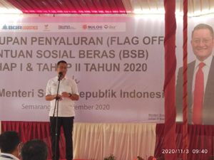 Tersalurkan 100%, Kemensos Tutup Bantuan Sosial Beras Tersalurkan 100%, Kemensos Tutup Bantuan Sosial Beras