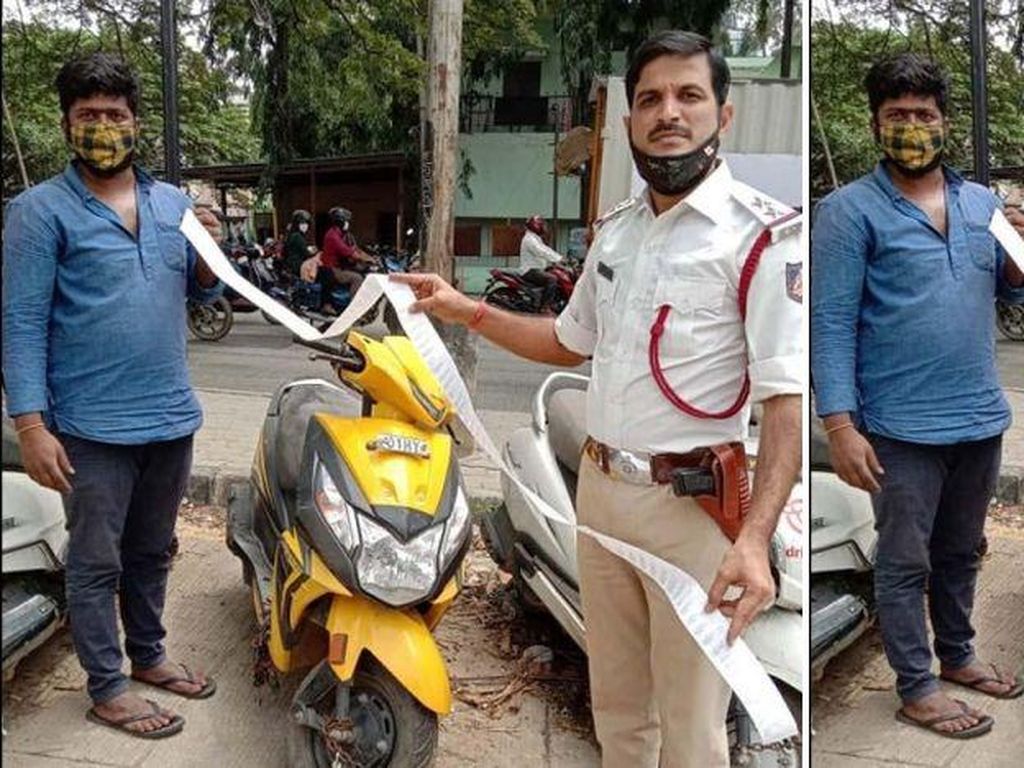 Pemotor Ini Kena Tilang, Dendanya Lebih Mahal dari Harga Motornya Pemotor Ini Kena Tilang, Dendanya Lebih Mahal dari Harga Motornya