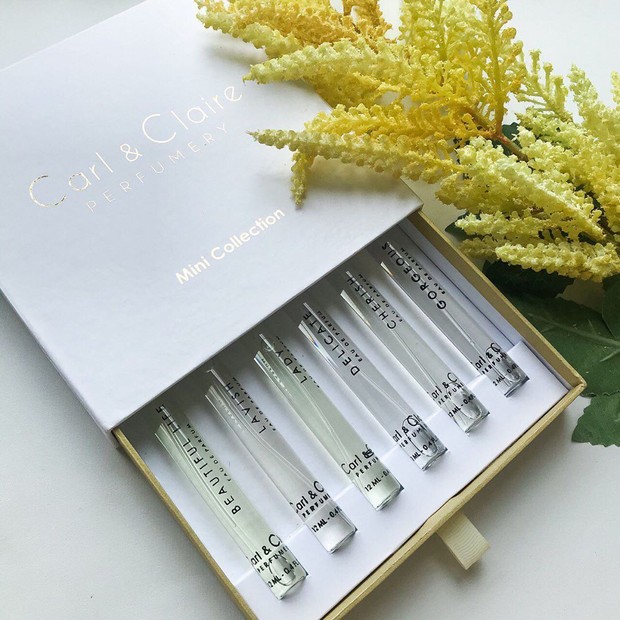 Rekomendasi Aroma Parfum Lokal Carl & Claire/sumber: www.instagram.com/carlandclaire/ Pilihan aroma lengkap dalam 'Mini Collection' yang hadir dengan packaging ringkas untuk dibawa kemana-mana.