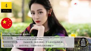 10 Wanita Asia Tercantik Versi TCC, Lisa Blackpink Hingga Dilraba Dilmurat