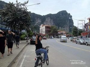 Berkeliling Kota Krabi Nanti, Coba dengan Sepeda