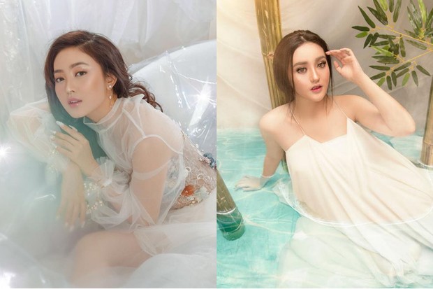 Adu gaya Natasha Wilona dan Ranty Maria.