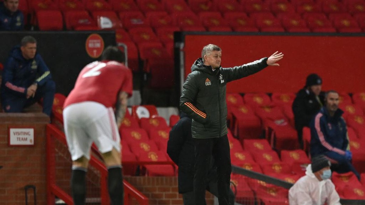Ole Gunnar Solskjaer kesal dengan jadwal padat Man United (Getty Images/Shaun Botterill)