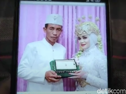 Cek Videonya, Pengantin Pria Ini Disebut-sebut Mirip Presiden Jokowi